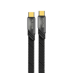WEKOME WDC-192 Mecha Series - Kabel połączeniowy USB-C do USB-C 100W Fast Charging 1.2 m (Tarnish)