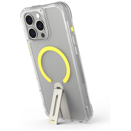 Etui Skinarma Helix do iPhone 16 Pro Max  Magnetic Charging 360 Rotating Stand przezroczysty