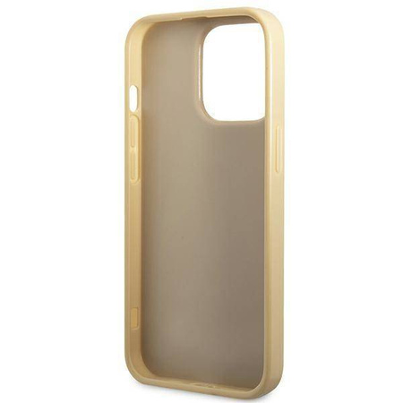Guess GUHCP14XHGGSHD iPhone 14 Pro Max 6,7 &quot;Gold / Gold Hartschale Glitter Script
