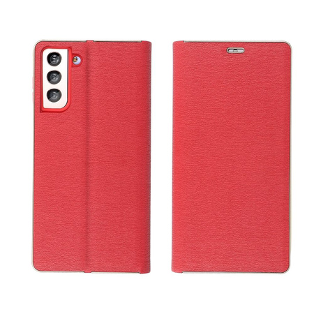 Kabura LUNA Book Gold do SAMSUNG A34 5G czerwony