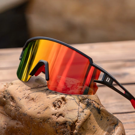 Rockbros Kinder-Fahrradbrille, polarisiert, UV-Schutz, Grau