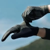 Rockbros 16110006003 stoßdämpfende Fahrradhandschuhe Größe L – Grün und Schwarz