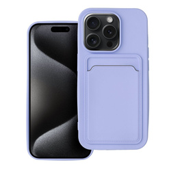 Futerał CARD CASE do IPHONE 15 PRO fioletowy