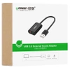 Ugreen externe Soundkarte Musikadapter USB - 3,5 mm Miniklinke 15cm schwarz (30724)