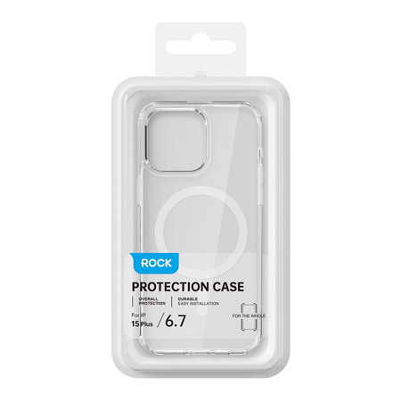 Rock Etui Crystal Series Magnetic do Iphone 16 Pro Max przezroczyste