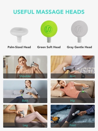 SKG F5-EN massage gun for the whole body - gray