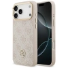 Etui Guess 4G Strass Logo MagSafe na iPhone 17 Pro Max - różowe