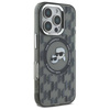 Karl Lagerfeld nakładka do iPhone 16 Pro 6,3" KLHMP16LHMCKMHK czarna Hardcase IML Monogram Karl&Choupette Head MagSafe