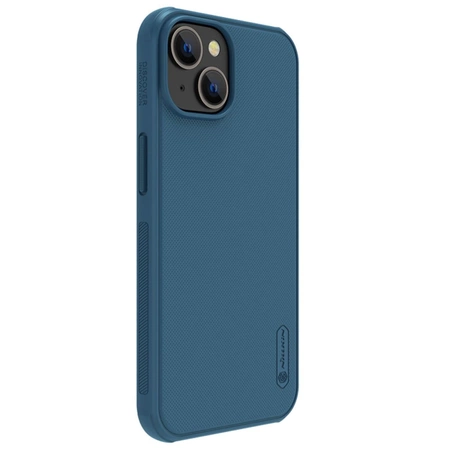 Nillkin Super Frosted Shield Pro Magnetic Case etui iPhone 14 Plus z MagSafe magnetyczne niebieski