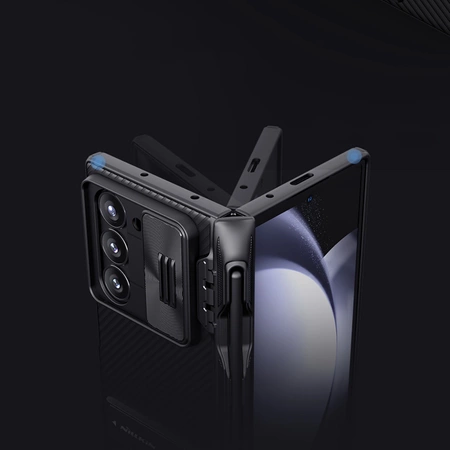 Nillkin CamShield Fold Case for Samsung Galaxy Z Fold 6 5G with Stylus Holder - Black