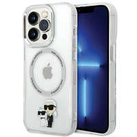 Karl Lagerfeld KLHMP13LHNKCIT iPhone 13 Pro 6,1" Hardcase transparent Ikonisches Karl&amp;Choupette Magsafe