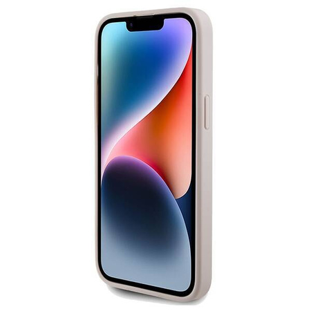 Oryginalne Etui GUESS hard case 4G Stripe Collection GUHCP14LG4GLPI do Iphone 14 Pro różowy