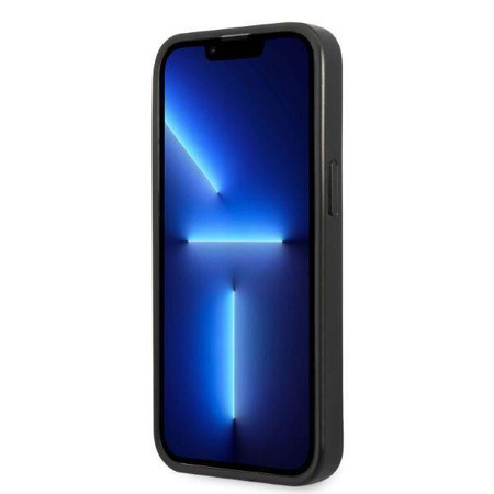 Original Case IPHONE 13 PRO Karl Lagerfeld Hardcase Saffiano Plaque black