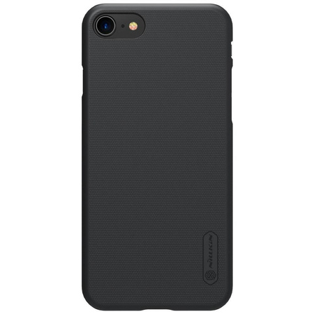 Nillkin Super Frosted Shield wzmocnione etui pokrowiec + podstawka iPhone SE 2020 / iPhone 8 / iPhone 7 czarny