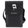 Sack Karl Lagerfeld Saffiano Monogram Ikonik (KLWBSAKHPKK) schwarz