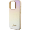 Oryginalne Etui GUESS hardcase Saffiano Iridescent Script GUHCP14LPSAIRSD do Iphone 14 Pro złoty