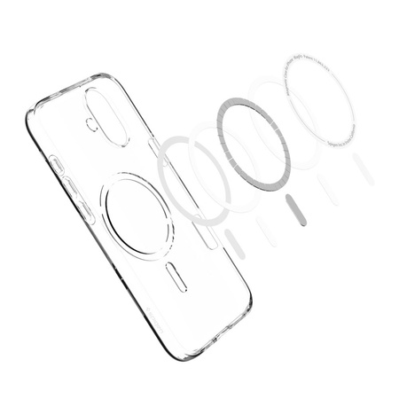 ETUI SPIGEN LIQUID CRYSTAL MAG MAGSAFE IPHONE 16 PLUS CLEAR