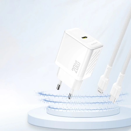 Dudao A26 PD20W GaN USB-C Charger - White