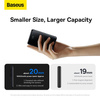 Baseus Magnetic Bracket powerbank z bezprzewodowym ładowaniem MagSafe 10000mAh 20W Overseas Edition niebieski (PPCX000203) + kabel USB Typ C Baseus Xiaobai Series 60W 0,5m