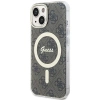 Guess IML 4G MagSafe iPhone 15 Plus Case - Brown