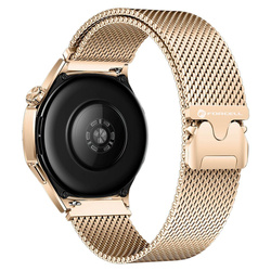 Pasek do Samsung Galaxy Watch Forcell F-Design FS10 stal 22 mm złoty
