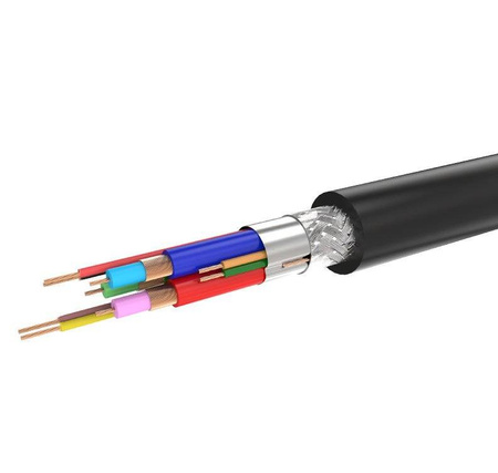 Ugreen kabel przewód przejściówka adapter jednokierunkowy z HDMI (męski) do VGA (żeński) FHD czarny (MM105 40253)