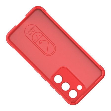 Magic Shield Case für Samsung Galaxy S23+ flexible gepanzerte Hülle rot