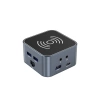 Hub USB-C 12 w 1 Wozinsky WHBC09Y8S wielofunkcyjny,z funkcją ładowania bezprzewodowego, aluminiowy, z kablem 15 cm - szary
