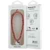 Zawieszka na telefon Hello Kitty Pearls Kitty Head - czerwona