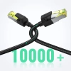 Ugreen NW150 30791 Ethernet RJ45 Cat 7 10Gbps 10m Cable - Black