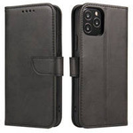 Magnet Case Elegante Schutzhülle mit Überschlag und Standfunktion für Samsung Galaxy A13 5G schwarz