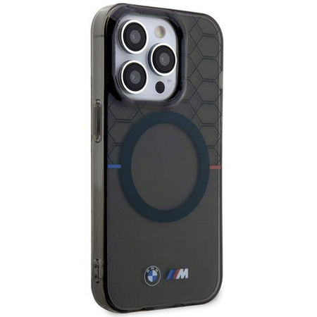 Case BMW BMHMP14LHGPK iPhone 14 Pro 6.1&quot; Grey/Grey Pattern MagSafe