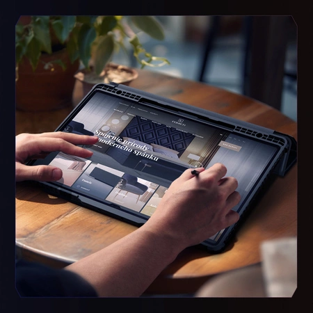 Nillkin Bumper Leather Case Pro Hülle für Samsung Galaxy Tab S9+ – Schwarz