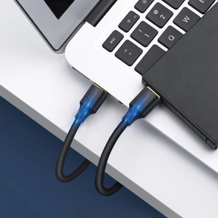 Kabel Ugreen US128 10370 USB-A 3.0 / USB-A 3.0 5Gb/s 1m - czarny