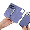iCarer Wallet Case 2in1 iPhone 14 Flip Lederhülle Anti-RFID Hellviolett (WMI14220725-LP)