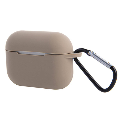 Etui do Airpods 3 karmelowe z zawieszką