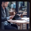 Nillkin Bumper Leather Case Pro Hülle für Samsung Galaxy Tab S9+ – Schwarz