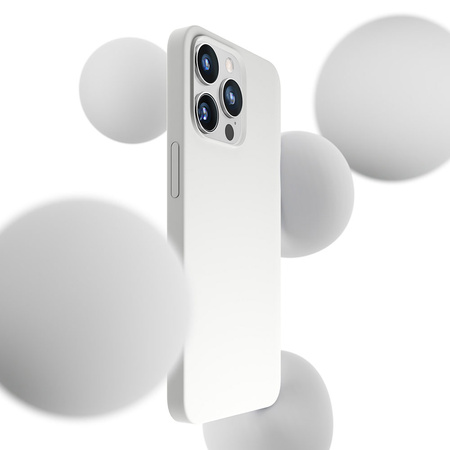 Apple iPhone 14 Pro Max - 3mk Hardy Silicone MagCase White