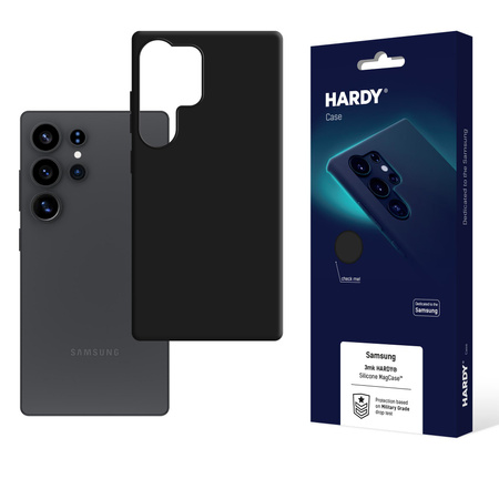 Samsung Galaxy S25 Ultra - 3mk Hardy Android Silicone MagCase Black