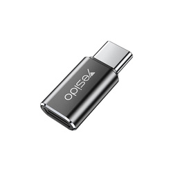 Yesido Adapter OTG GS22 Type-C-Lightning BLACK / CZARNY
