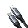 2-in-1-Kabel Joyroom Speedy-Serie SA21-1T2 USB-C - USB-C / Lightning 100 W 1,5 m schwarz
