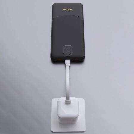 Powerbank Dudao K10 10000mAh 2.4A 2 x USB-A - schwarz