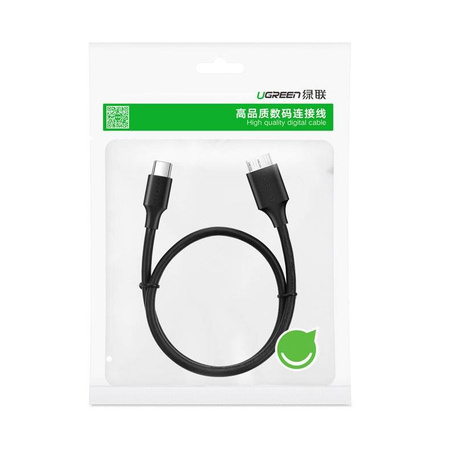 Ugreen kabel przewod USB Typ C - micro USB Typ B SuperSpeed 3.0 1m czarny (US312 20103)