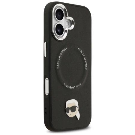 Karl Lagerfeld Karl Pin MagSafe Case für iPhone 17 - Schwarz