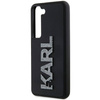 Oryginalne Etui KARL LAGERFELD hardcase 3D Rubber Glitter Logo KLHCS24S3DMBKCK do Samsung Galaxy S24 czarny