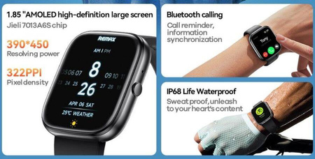 SMARTWATCH REMAX WATCH25 BLACK