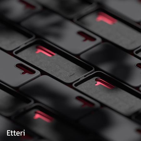 Nakładka Etteri Silicone Case do Samsung Galaxy S25 czarna