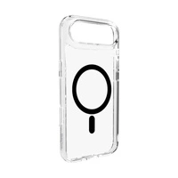 Puro Lite Mag TPU+PC Hülle kompatibel mit MagSafe für iPhone 17 Air - Transparent mit schwarzem Ring