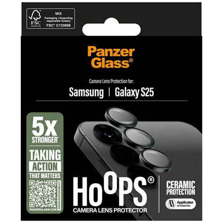 Keramikglas für PanzerGlass Hoops Objektivschutz für Samsung Galaxy S25