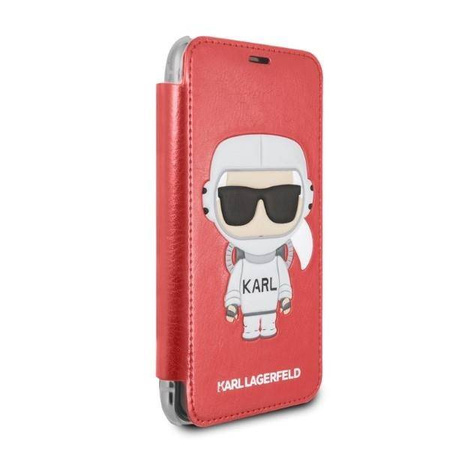 Oryginalne Etui IPHONE X / XS Karl Lagerfeld Hardcase Karl Space Cosmonaut czerwone